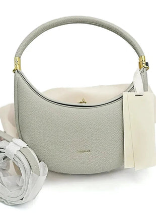 2025 Luxury Quality Half Moon Women's Shoulder Bag Crossbody Aesthetic Bags Women's Handbag Lock Catch Designer Underarm Bags PlatiNum