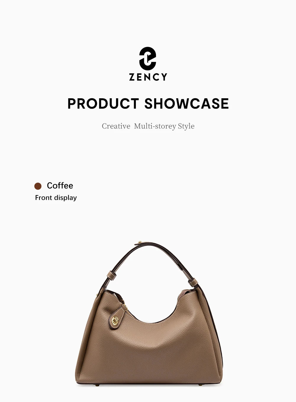 Zency 2024 New Retro Stitching Color Fashion borsa da donna in vera pelle borsa a tracolla borsa a tracolla Cross Body Top Handl