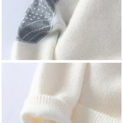 Sweaters men Winter Letter pattern thick sweater men Student youth sweaters autumn Men's wool pullovers full