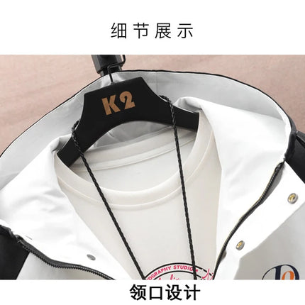 Spring Autumn New Men Casual Sets Mens Hooded Tracksuit Sportswear Jackets+Pants 2 Piece Set Hip Hop Running Sports Suit