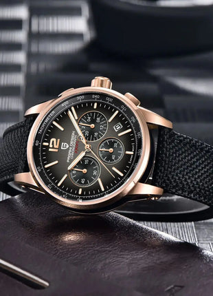 Orologio al Quarzo da Uomo Pagani Design VK63, 41MM, Vetro Zaffiro, Impermeabile 10 Bar, Sportivo, Reloj Hombre