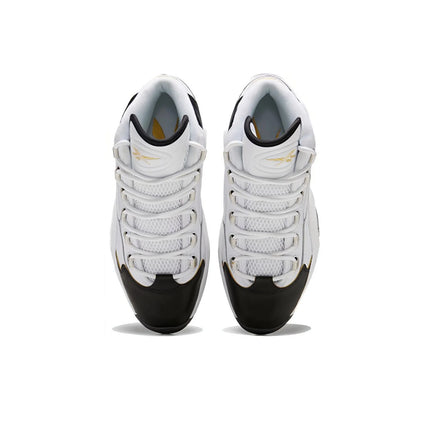Reebok Question Basketball Shoes Unisex Mid Top White EF7599