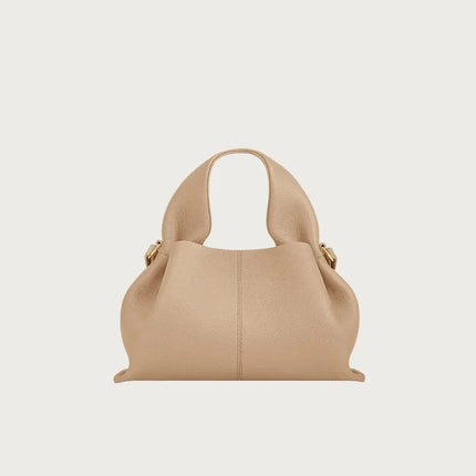 Borsa tote classica in tinta unita da donna, comoda ed elegante, stile vintage
