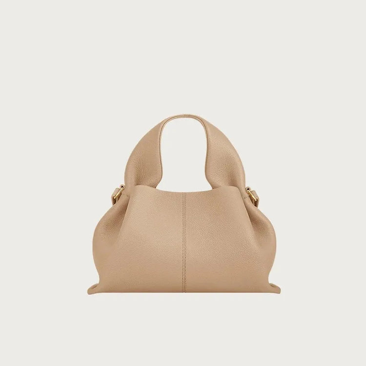 Borsa tote classica in tinta unita da donna, comoda ed elegante, stile vintage