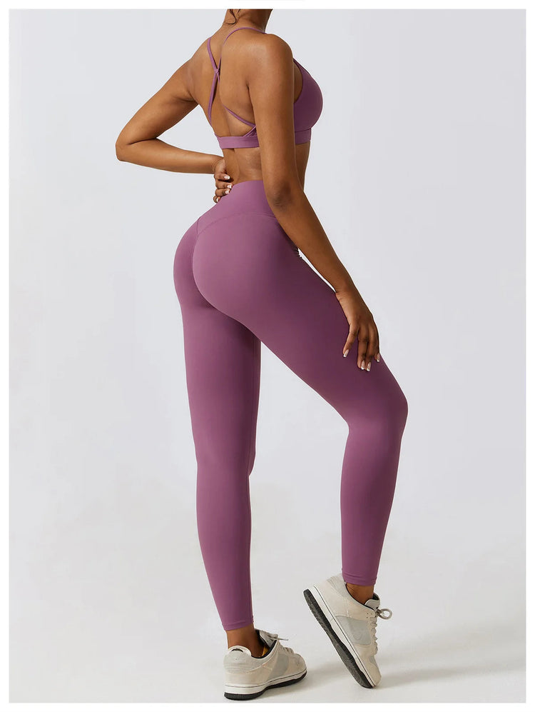 High Waist Yoga Leggings Women Push Up Sport Leggings Fitness Running Hip Lift Yoga Pants Highly Elastic Gym Workout Leggings PlatiNum