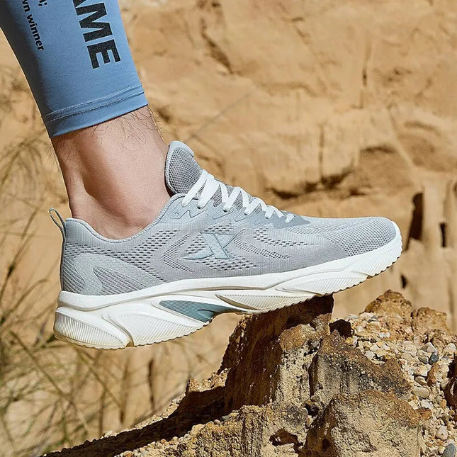 Xtep Running Shoes For Men Breathable Wear-Resistant Men's Sports Shoes Lightweight Jogging Cushioning Sneakers 877119110026 PlatiNum