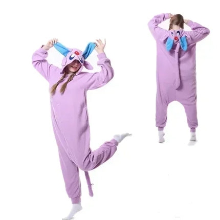 okemon Cosplay Kigurumi Onesie Snorlax Jigglypuff Umbreon Gengar Costume Halloween Adult Anime Bulbasaur Pajamas