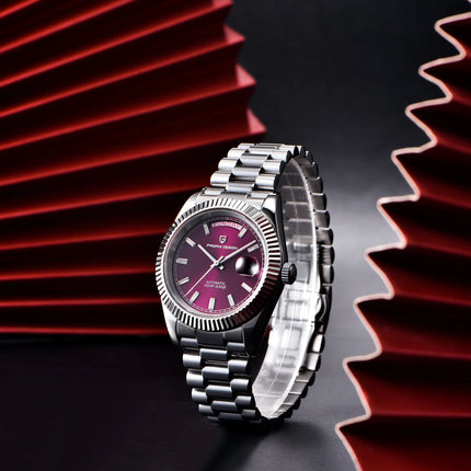 PAGANI DESIGN 2025 Nuova Data Settimana 40MM Orologi da uomo Marchio di lusso in oro Orologio automatico da uomo Orologio da polso meccanico impermeabile da uomo