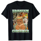T-shirt estiva da uomo a maniche corte con motivo stampato, stile unisex, adatta per feste in casa come regalo
