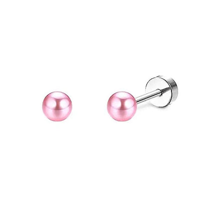 2 pz/set In Acciaio Inox Cuore Luna Earbone Della Vite Della Vite Della Sfera Orecchini con perno per Le Donne di Modo Dell'orecchio Trago Cartilagine Body Piercing platinumshop
