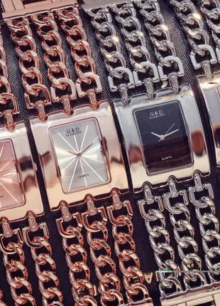 Orologio da donna di marca di lusso Abito con strass Orologi da polso da donna Eleganti orologi femminili in oro per le donne Montre Femme 2025 platinumshop