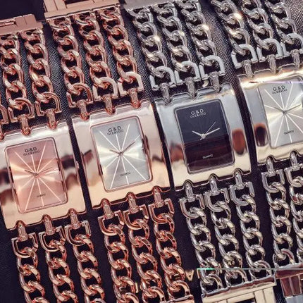 Orologio da donna di marca di lusso Abito con strass Orologi da polso da donna Eleganti orologi femminili in oro per le donne Montre Femme 2025 platinumshop