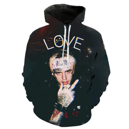 Love Lil.peep Hoodie Men/Women Sweatshirts Lil Peep 3d Print Streetwear Pullover Kids Casual y2k coat