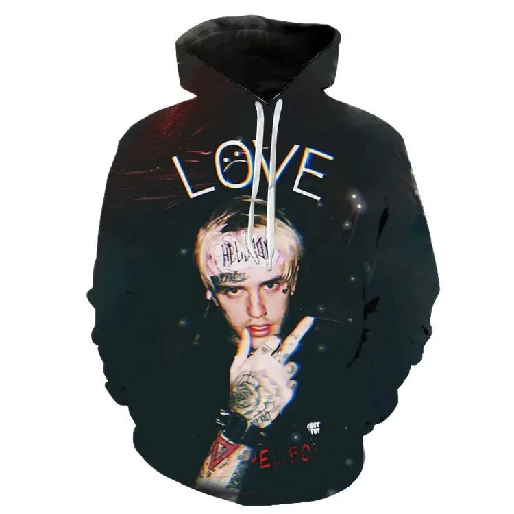 Love Lil.peep Hoodie Men/Women Sweatshirts Lil Peep 3d Print Streetwear Pullover Kids Casual y2k coat