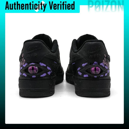 Nike Air Force 1 Low top Skateboard Shoes Unisex Black Purple CW2288-001（Team454-）