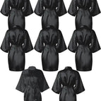 8 set of black / Taglia Unica