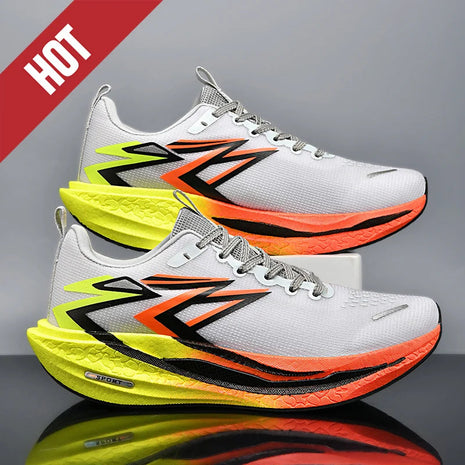 2026 NEW Men Sports Running Shoes Off Marathon Breathable Light Comfortable Women Athletic Sneakers Jogging Tenis Air Cushion PlatiNum