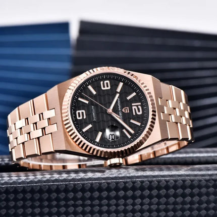 Nuovo Orologio da Polso Meccanico Automatico PAGANI DESIGN 2026 per Uomo, Vetro Zaffiro, Acciaio Inossidabile, Impermeabile, Orologio di Lusso