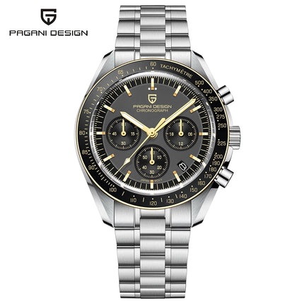 Nuovo Orologio PAGANI DESIGN Moon 2026, Orologio al Quarzo di Lusso alla Moda per Uomo, Cronografo Sportivo in Acciaio Inossidabile