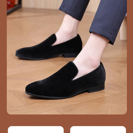 Nuove Scarpe Eleganti da Uomo in Pelle Nera, Blu e Rossa, Mocassini da Guida, Scarpe Formali da Cerimonia e Matrimonio, Calzature da Cerimonia