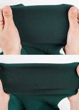 Women New Large Size Pantyhose with Extra Thick Fleece and One-piece Leggings Colored Tight Fitting Pantyhose PlatiNum