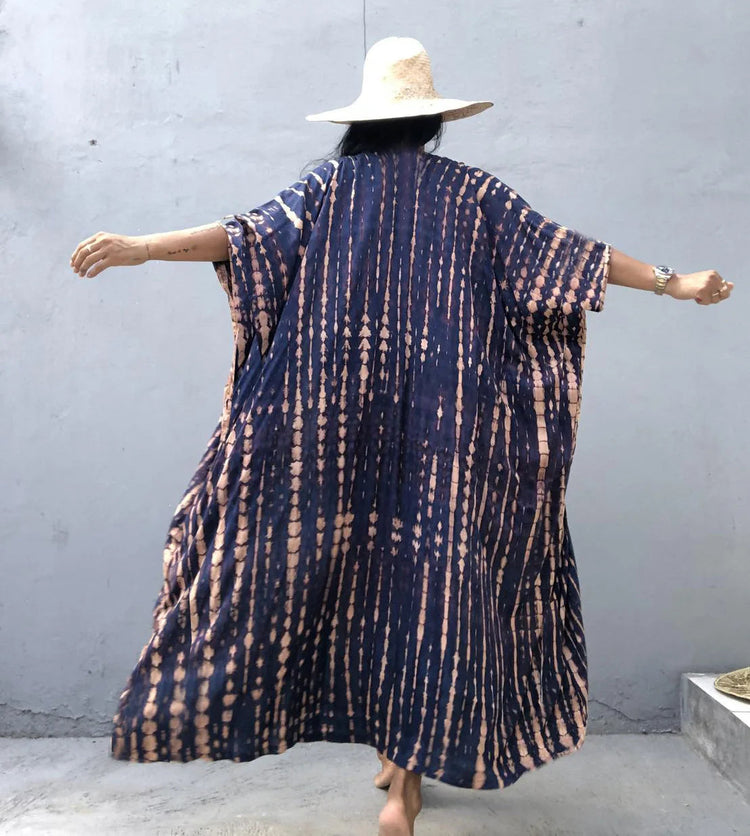 Copricostume da spiaggia da donna con apertura sul davanti, maxi cardigan, kimono, costume da bagno con cinture platinumshop