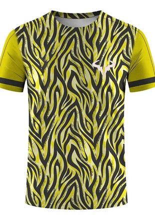 Série de badminton et de tennis T-shirt col rond à manches courtes pour sports extrêmes en plein air homme et femme imprimé 3D