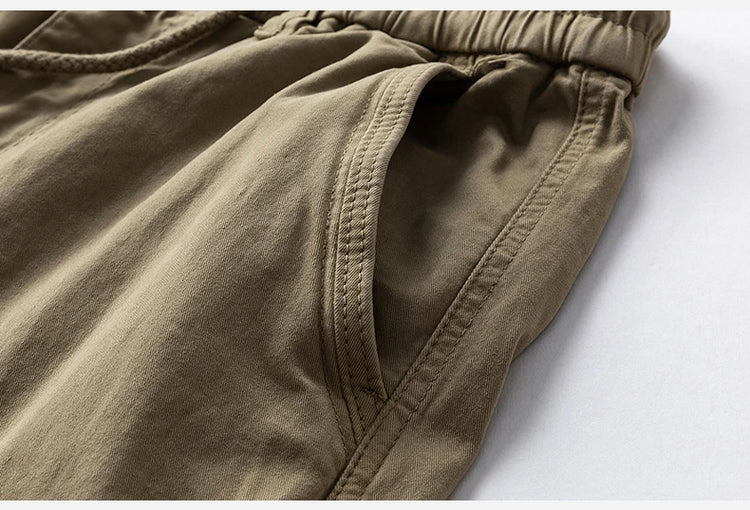 Mens Cargo Pants Autumn Winter Casual Mens Pant Baggy Regular Cotton Trousers Male Combat Military Tactical Pants Multi Pockets