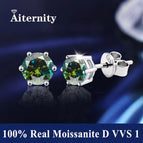 6 Denti Verde / 0.5ct Moissanite
