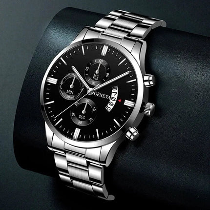 Orologio da uomo alla moda Orologio da polso al quarzo con calendario di lusso Orologi da lavoro Orologio da uomo Orologio da polso con cinturino maschile platinumshop