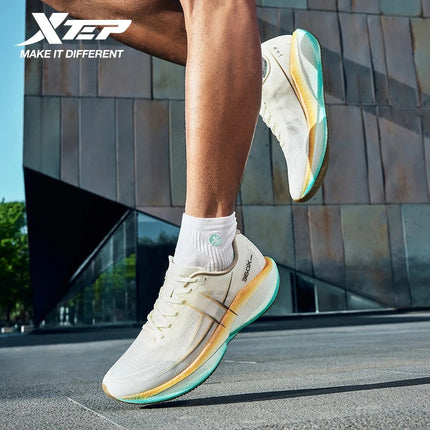 Xtep 360X 2.0 Running Shoes For Men Summer Comfortable Wear-Resistant Lightweight Marathon Training Running Shoes 975219110053 PlatiNum