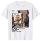 T-shirt estiva da uomo a maniche corte con motivo stampato, stile unisex, adatta per feste in casa come regalo