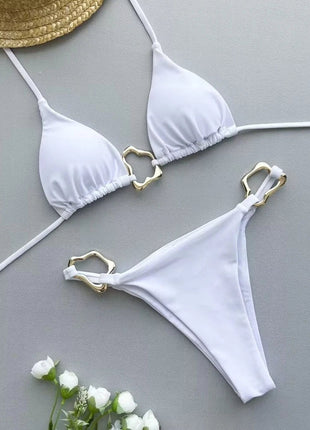 Micro Bikini Sexy da Donna, Costumi da Bagno Femminili, Set Bikini Push-Up, Abbigliamento da Spiaggia, Biquini Brasiliano PlatiNum