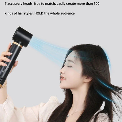 5 in 1 Hair Dryer Brush Hot Comb Set Professional Curling Iron Hair Straightener Styling Tool Air Styling Hair Dryer Household