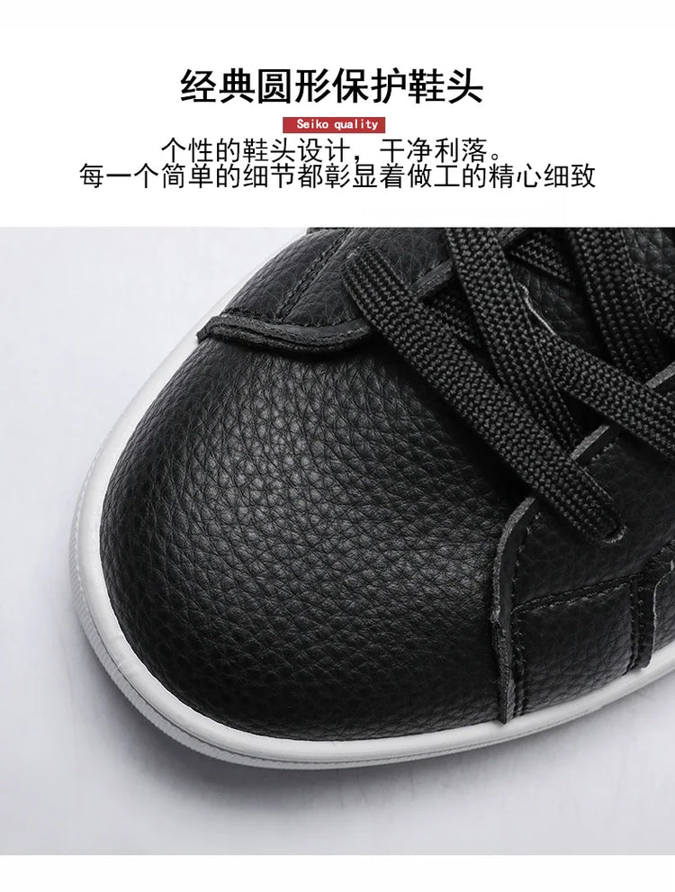 Leather Men's Sports Shoes - Casual Style, Breathable Men's Shoes, Anti-slip and Comfortable, Men's Casual Sneakers