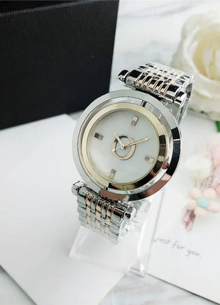Orologio da Polso Semplice ed Elegante Automatico al Quarzo in Acciaio Inossidabile per Donna Montre Homme Relogio Feminino platinumshop