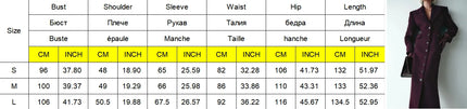 Women's Long Coat Slim V Neck Single Breasted Overcoats Shoulder Pad Maxi Jackets with Belt 2025 New Winter Lady Commute Outwear