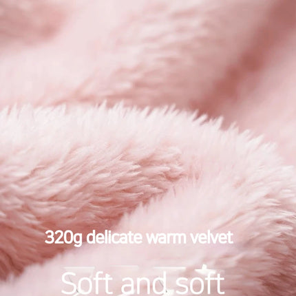 2025 Hello Kitty Pajamas Women'S Autumn And Winter Coral Velvet Thickened Bathrobe Cute Winter Nightgown Long Women'S Suit