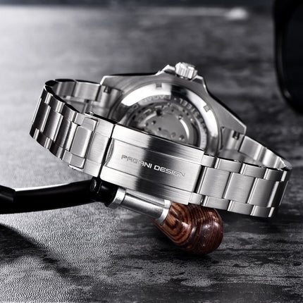 PAGANI DESIGN 2026 43MM Serie Water Ghost Orologio Meccanico da Uomo Automatico con Vetro Zaffiro in Acciaio Inossidabile Impermeabile Sportivo