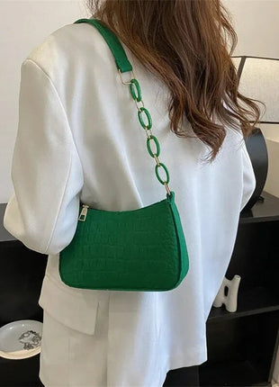 Lady Felt Armpit Design Luxury Tote Released Fashion Ladies Handbag Under Crescent Small Square Bag Lady Felt Armpit Design Luxu PlatiNum