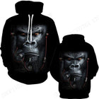 Funny Monkey/Orangutan Face 3d Print Hoodie Men Women Fashion Plus Size Tracksuit Casual Animal Hoodie Sweatshirt Winter Clothes