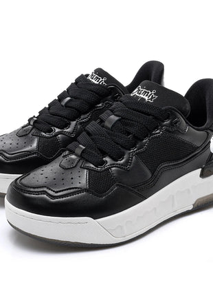Scarpe da Corsa ONEMIX per Uomo, Tendenza Autunno Inverno, Morbide ed Elastiche con Assorbimento degli Urti, Tomaia in Pelle, Suola Spessa, Stile Sportivo Casual PlatiNum