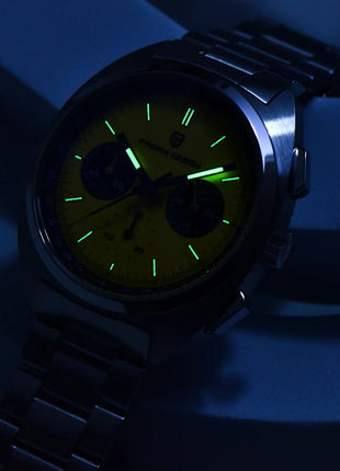 Nuovo Orologio da Uomo PAGANI DESIGN Panda 2026, Orologio al Quarzo Retrò, Cronografo Impermeabile con Vetro Zaffiro AR, Luminoso, Sportivo, in Acciaio Inossidabile