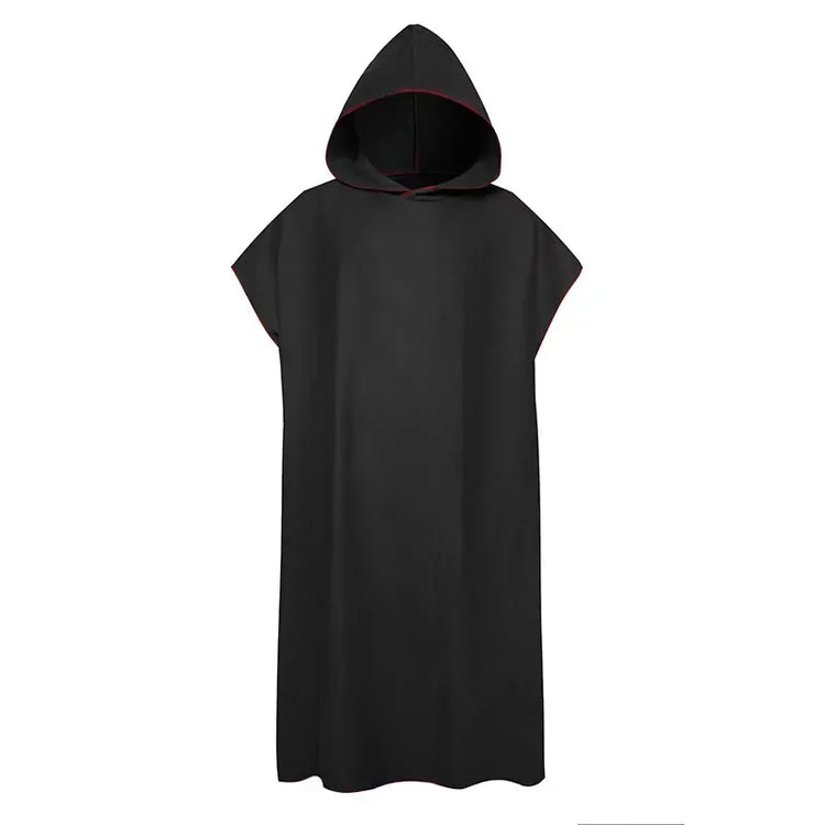 Poncho da surf Asciugamano fasciatoio Accappatoio con cappuccio Coperta da spiaggia in microfibra Asciugamano da bagno Asciugamano da spiaggia Muta Poncho da spiaggia per adulti