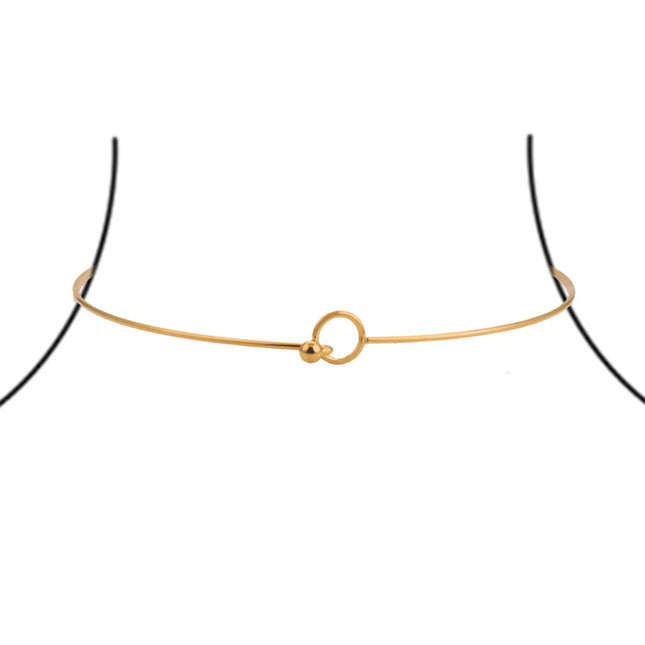 304 Stainless Steel Collar Neck Ring Necklace For Men Women Round Handmade DIY Jewelry Can be opened 43cm(16 7/8") long, 1 Piece PlatiNum