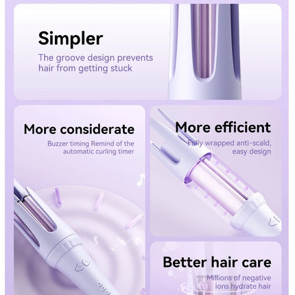 Hair Curling Iron 32mm Curler Wand Professional Curly Tongs Ceramic Electric Salon Styling Tool Small Crimping Iron