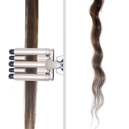 3 in 1 Deep and Small Reversible Big and Small Wave Styles Triple Barrel Deep Hair Waver Curling Iron and Curler