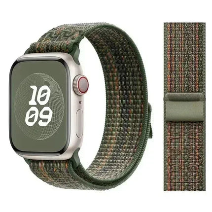 Cinturino in nylon per Apple Watch Ultra 3 49mm, bracciale iWatch 11 10 9 8 7 6 5 4 SE Sport NUOVO Design 42-46mm 45mm 44mm 41mm
