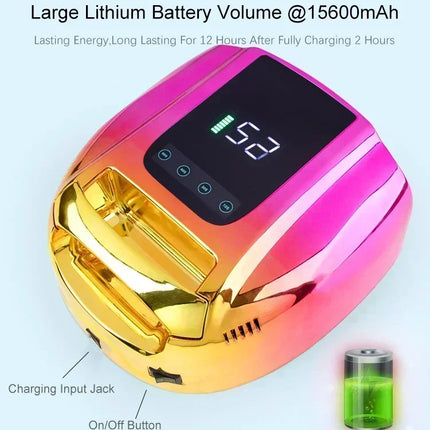 Wireless Rechargeable Uv‑Led Nail‑Lamp Cordless Gel‑Polish‑Dryer For Home‑Spa‑Manicure‑Session Portable Long‑Lasting Nail‑Curing‑Light