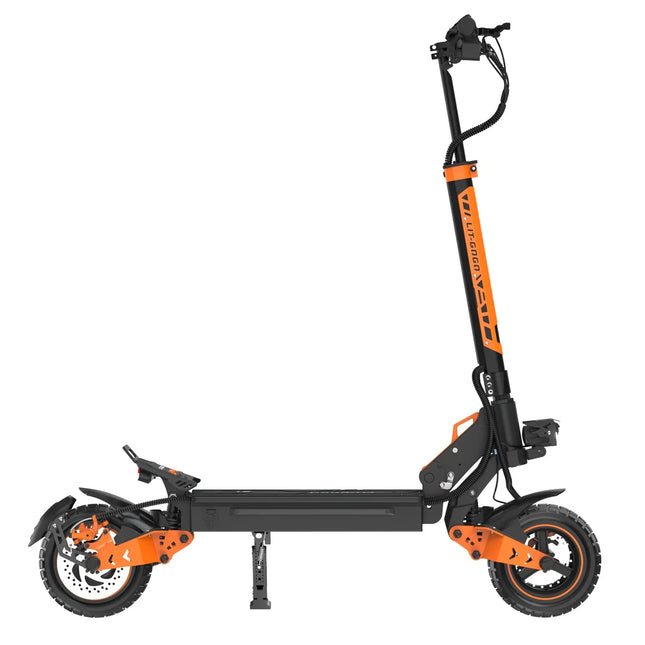 Monopattino Elettrico SUMEIDE LIT-Z1 – Motore 800W, Batteria 48V 15.6Ah, Freni a Disco, Design Pieghevole – Arancione